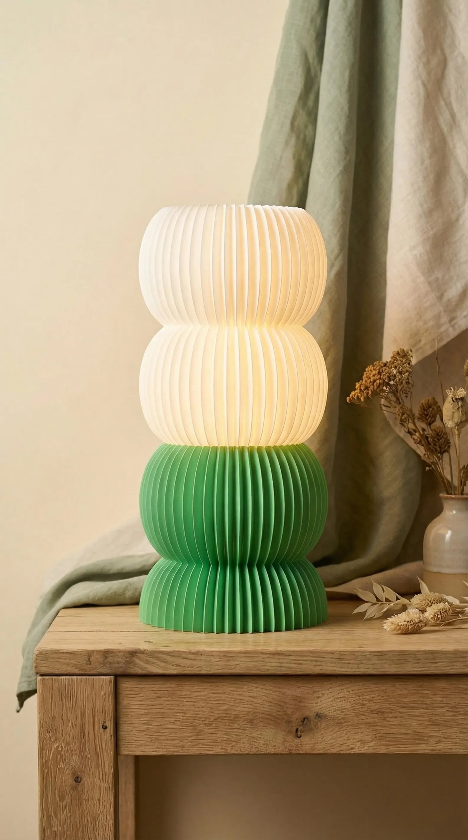 Morrow Ripple Stacked Table Lamp
