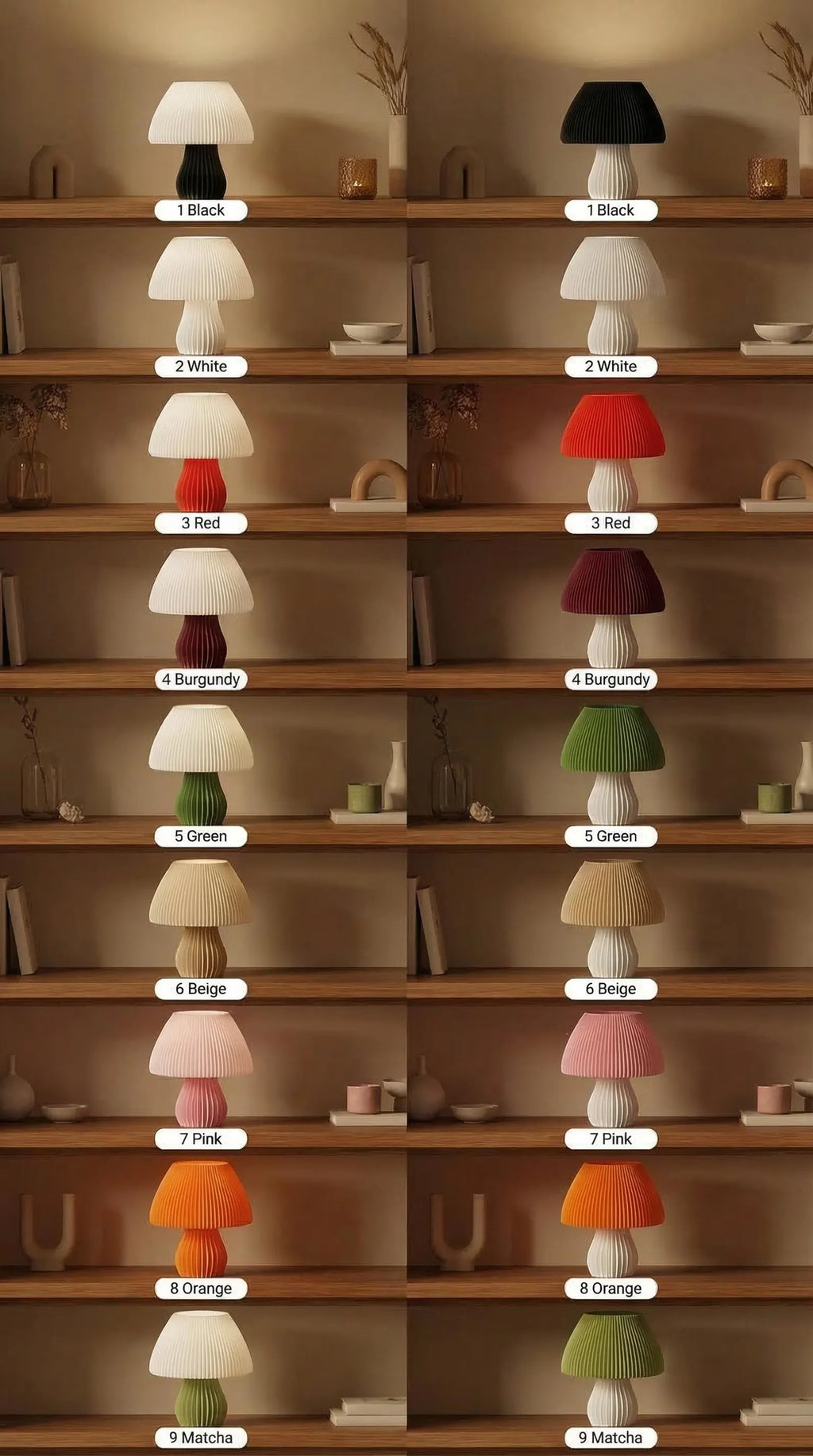Morrow Halo Mushroom Table Lamp