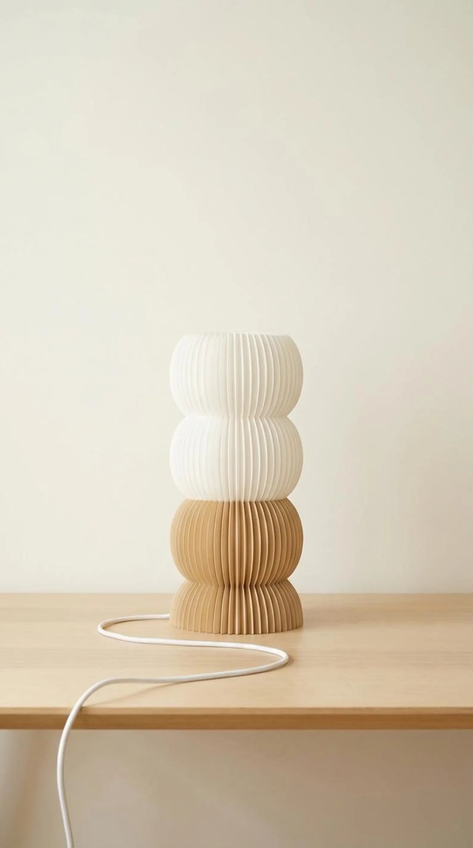Morrow Ripple Stacked Table Lamp